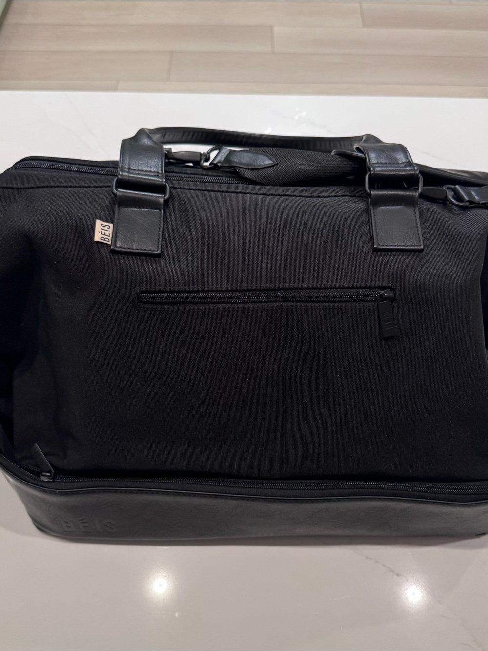 BEIS Black Original Weekender